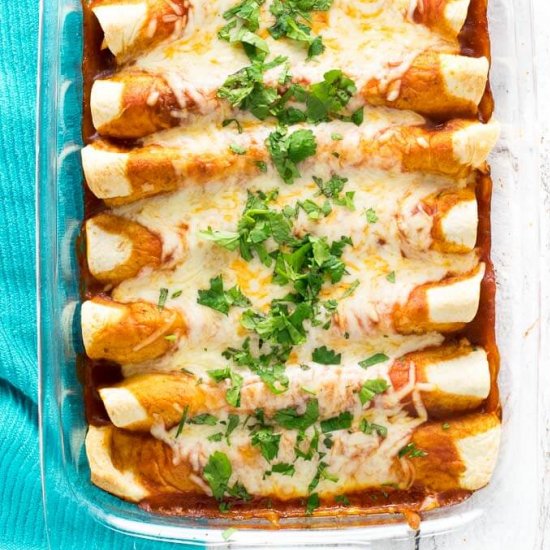 Easy Chicken Enchiladas