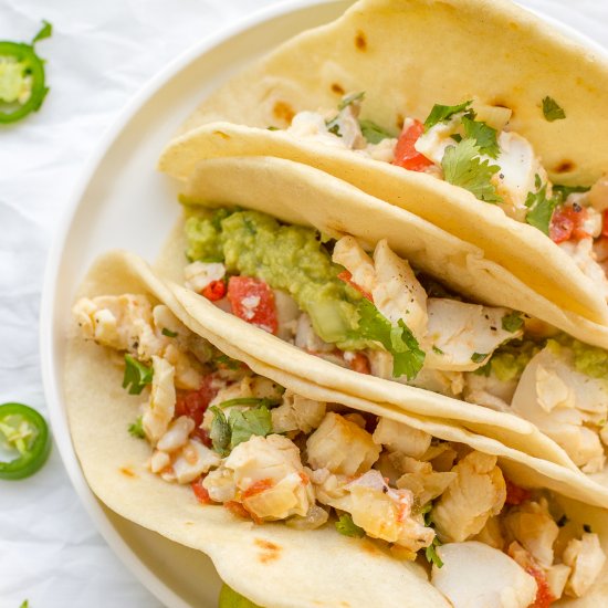 Jalapeno Lime Fish Tacos