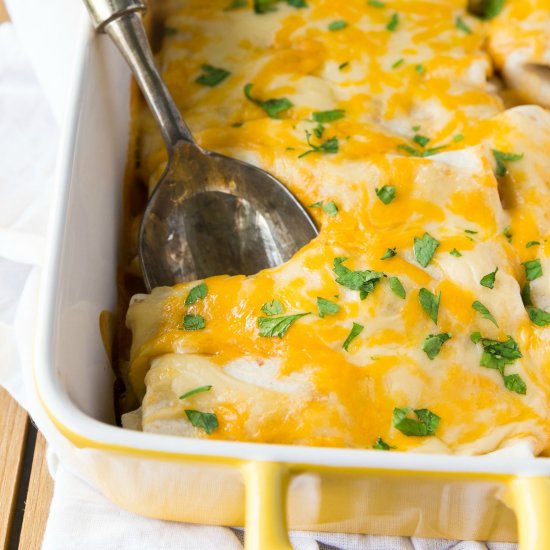 Cheesy Chicken Tortilla Bake