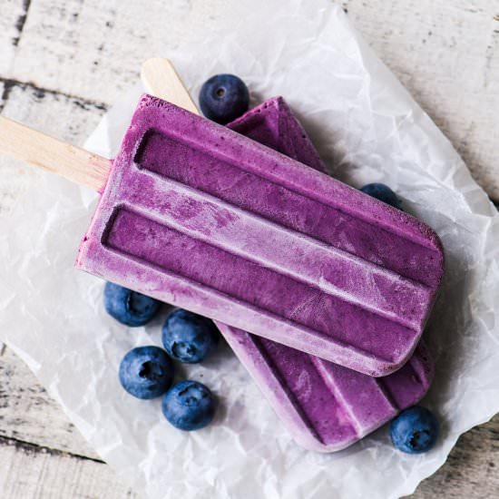 Wild Blueberry & Almond Butter Pops