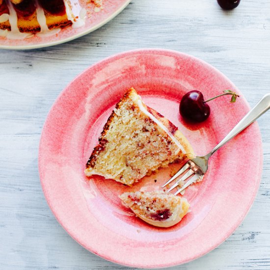 Cherry Almond Bundt Cake