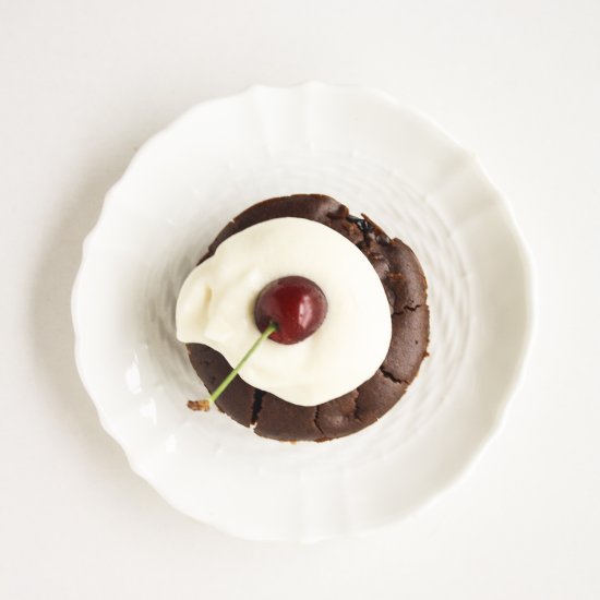 Boozy Cherry Chocolate Cakes