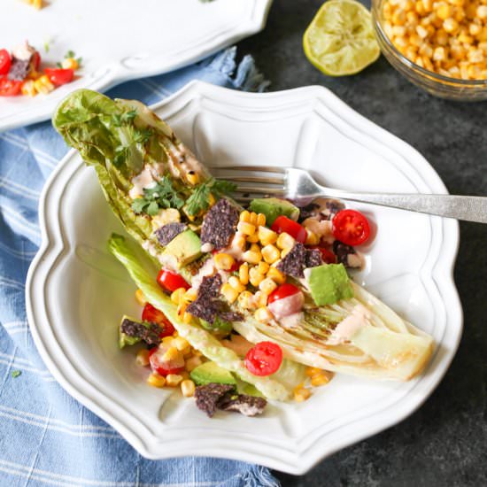 Grilled Romaine Summer Salad