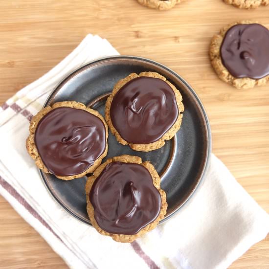 Chocolate Hobnob Biscuits