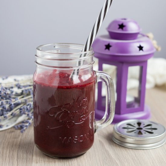 Blueberry Lavender Milkshake