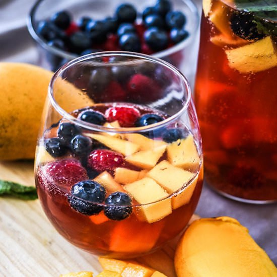 Mango Berry Rosé Sangria