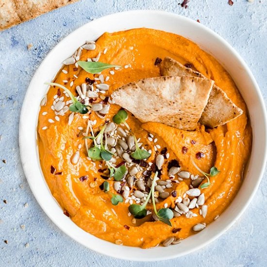 Roasted Red Pepper Hummus