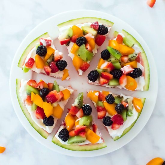 Watermelon Pizza For Summer