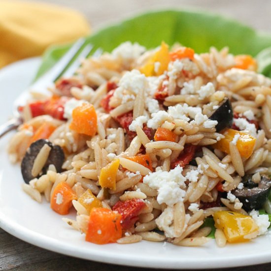 Orzo Pasta Skillet Dinner