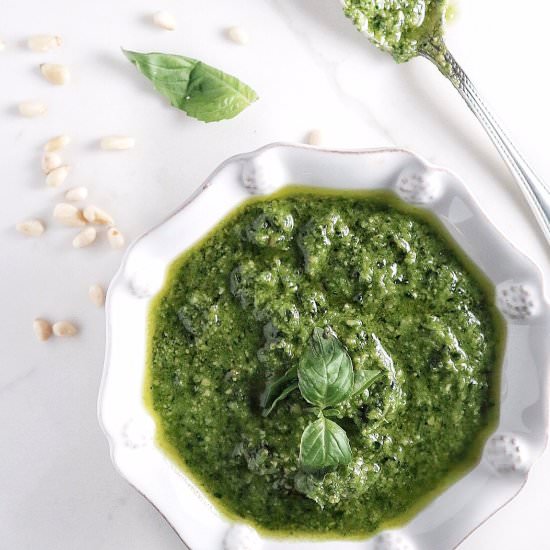 Kale and Basil Pesto