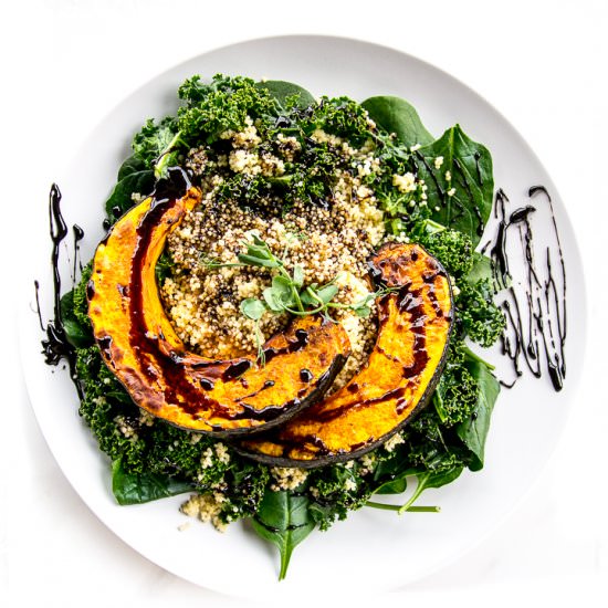 Pumpkin Millet Kale Salad