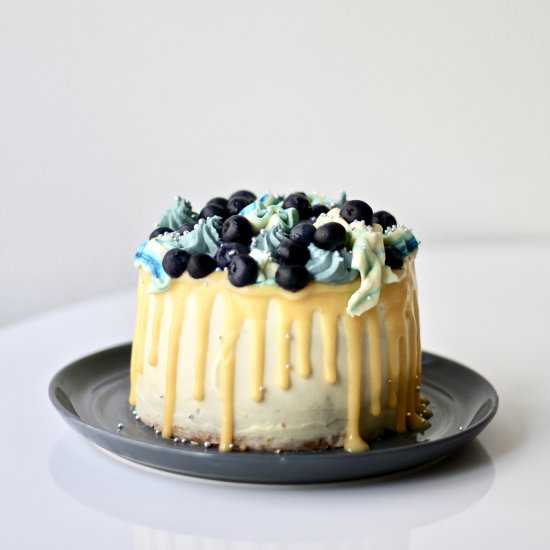 Lemon Blueberry Layer Cake