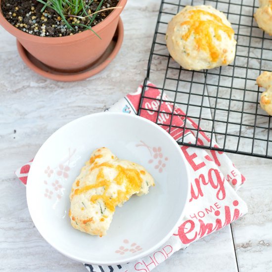 Cheddar and Chive Scones