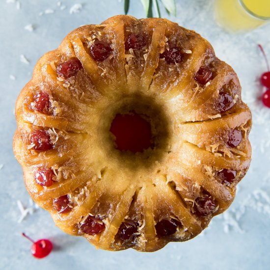 Pina Colada Bundt Cake