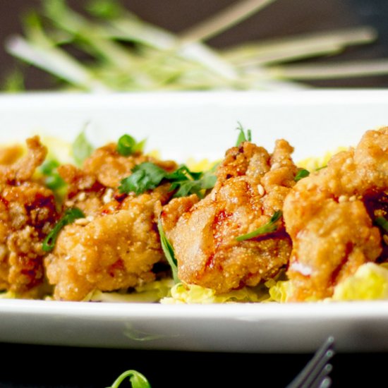 Asian Sesame Fried Oysters