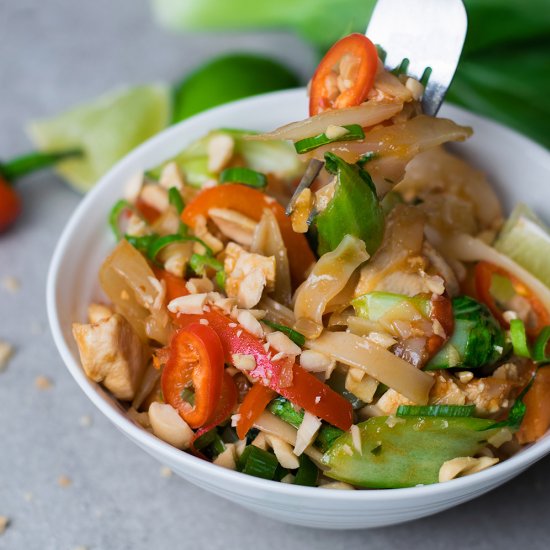 Drunken Thai Noodles