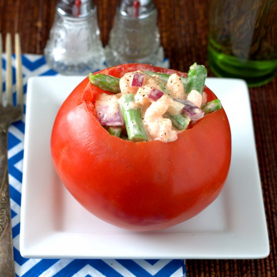 Shrimp Stuffed Tomato