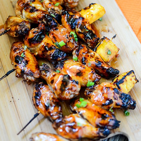 Sweet & Spicy Grilled Wings