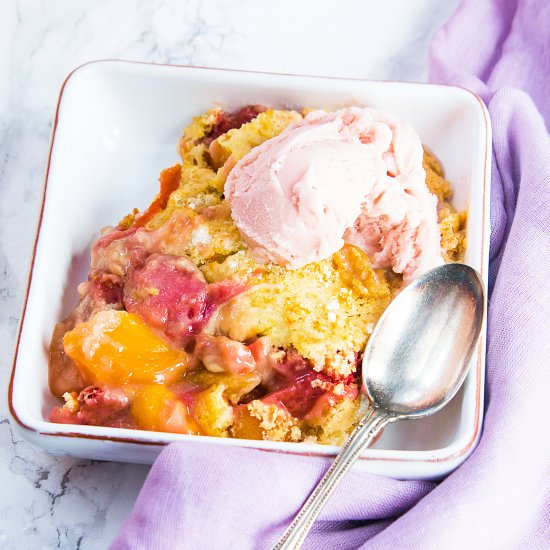 Cheater Fruit Cobbler