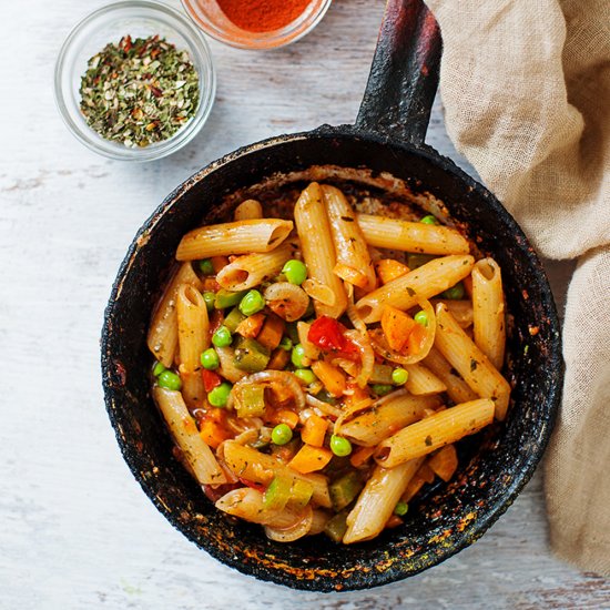 Masala Macaroni Pasta