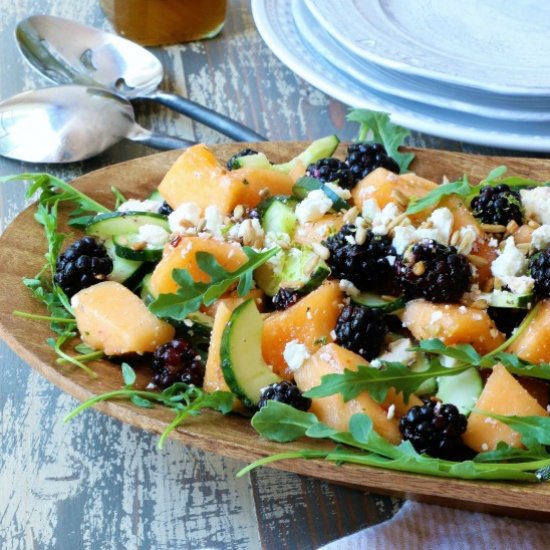 Cucumber Cantaloupe Salad