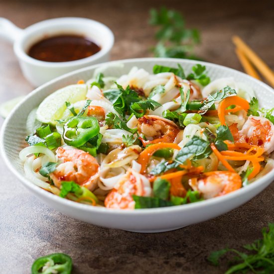 Vietnamese Summer Rolls Salad Bowl