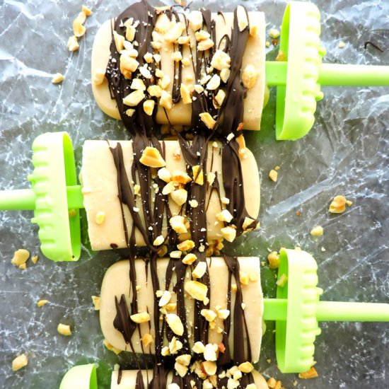 Peanut Butter Yogurt Pops