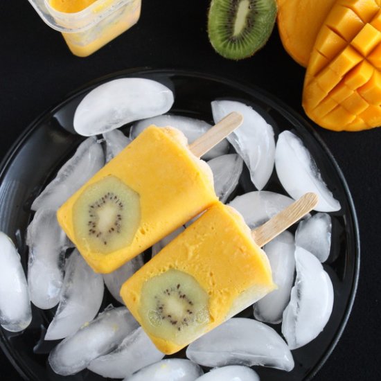 Mango Kiwi Popsicle