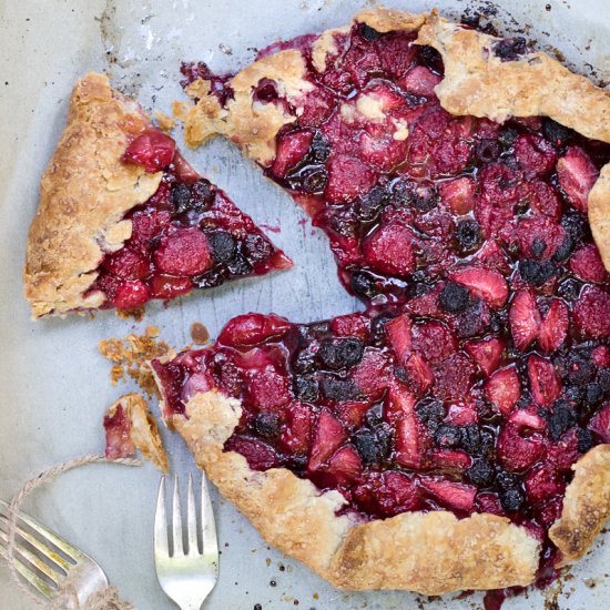 Triple Berry Galette