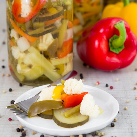 Giardiniera Italian Pickled Vegetables