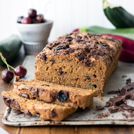 Cherry Chocolate Zucchini Bread