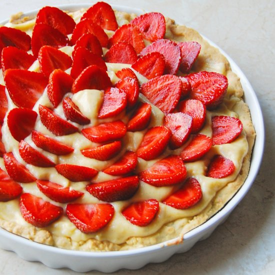 Strawberry & Vanilla Bean Tart