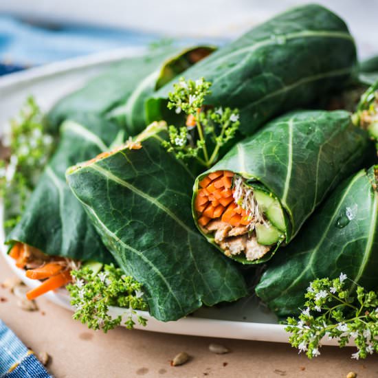 Chicken Collard Wraps