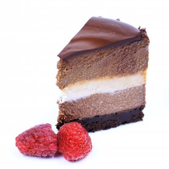 No Bake Vegan Tri Layer Cheesecake