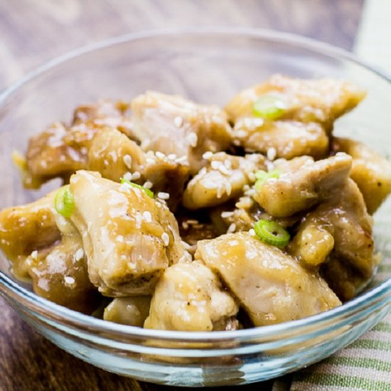 Paleo Sticky Honey Chicken