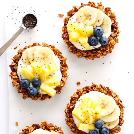 Mini Granola Tart Cups