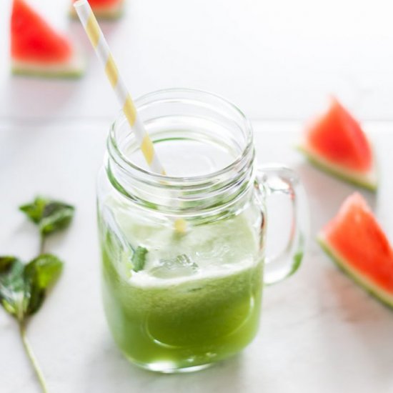 Fresh Melon-Mint-Juice