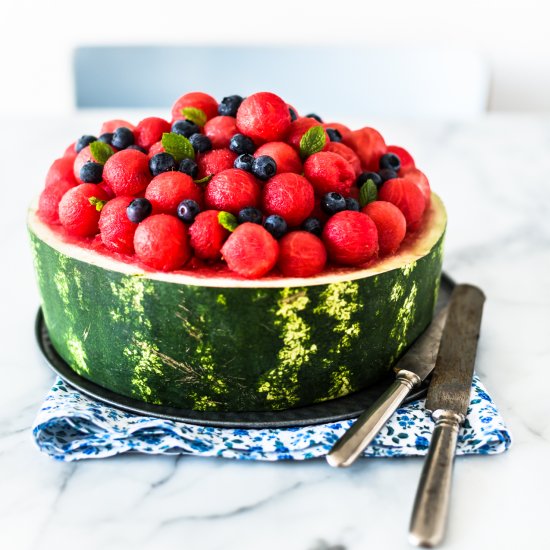 Watermelon cake