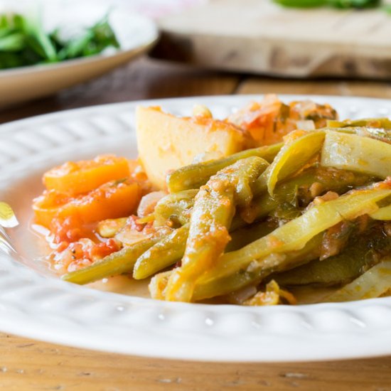 Greek green beans (Fasolakia)