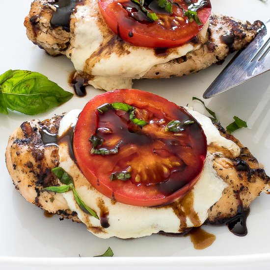 Grilled Chicken Caprese