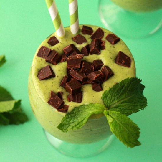 Mint Chocolate Chip Smoothie