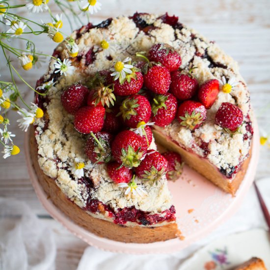 Strawberry and Cheese Cake