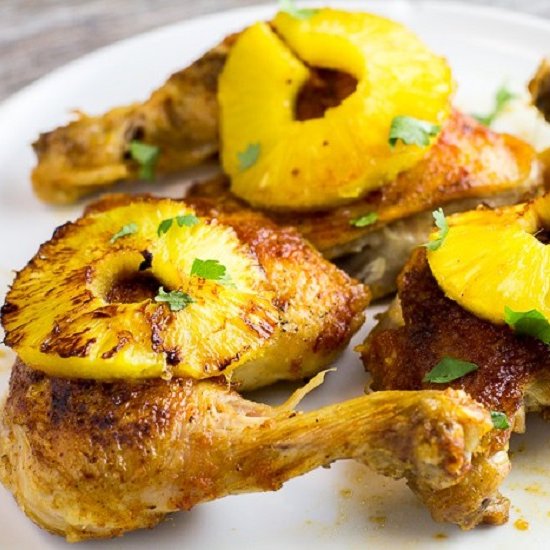 Paleo Pineapple Chili Chicken