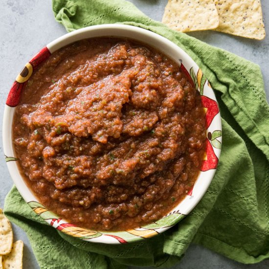 Fire Roasted Blender Salsa