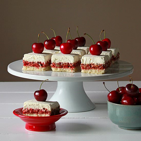 Cherry Walnut Coconut Bars