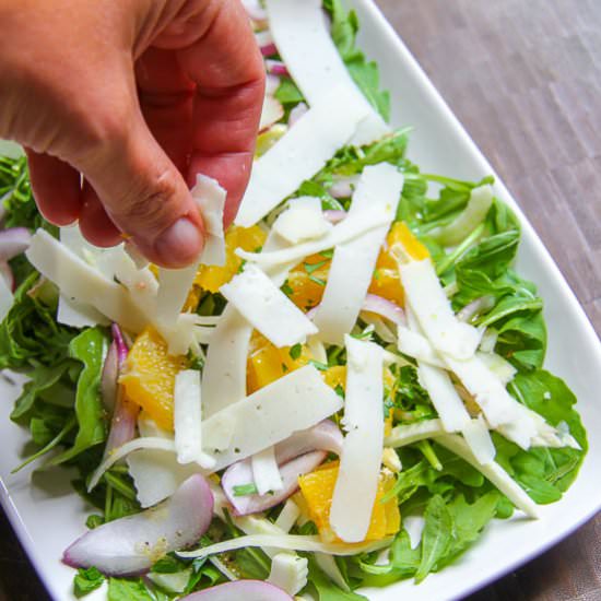 Arugula Fennel Salad With Citrus