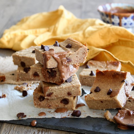 Salted Caramel Blondies