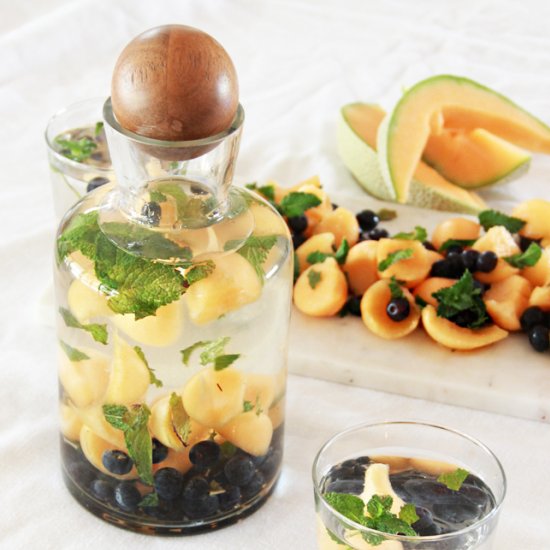 Cantaloupe Infused Water