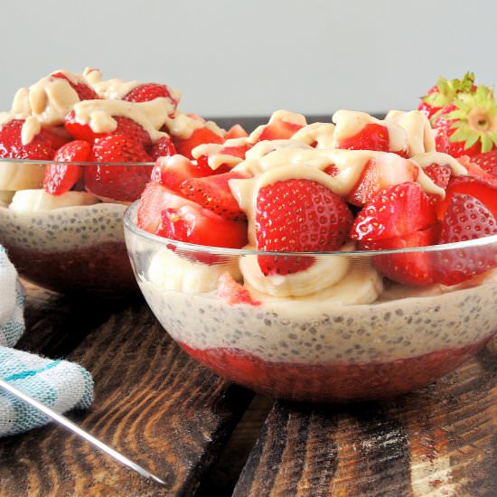 Nutty chia pudding