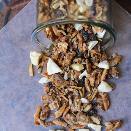 Paleo Apple Cinnamon Granola